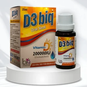 D3 BIQ Oral Shot 25ml | Vitamin D3 Supplement | Bone, Immunity & Muscle Support
