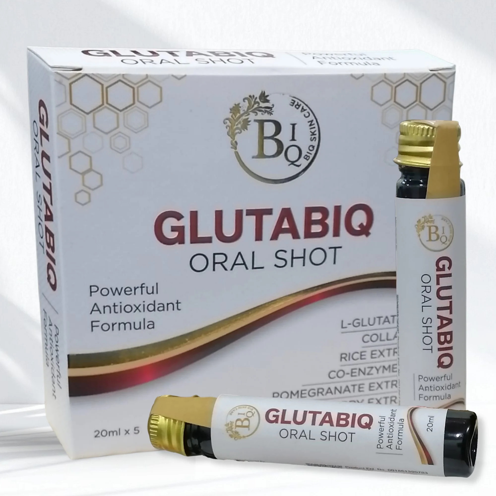 Glutabiq Glutathione Oral Shot 20ml (Pack of 5)