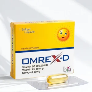 OMREX-D | Bone, Immunity & Heart Support | Vitamin & Omega-3 Softgel