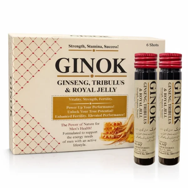 Ginok Ginseng, Tribulus & Royal Jelly – 6 Shots - Image 4